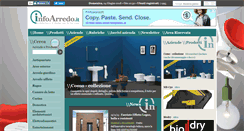 Desktop Screenshot of infoarredo.it